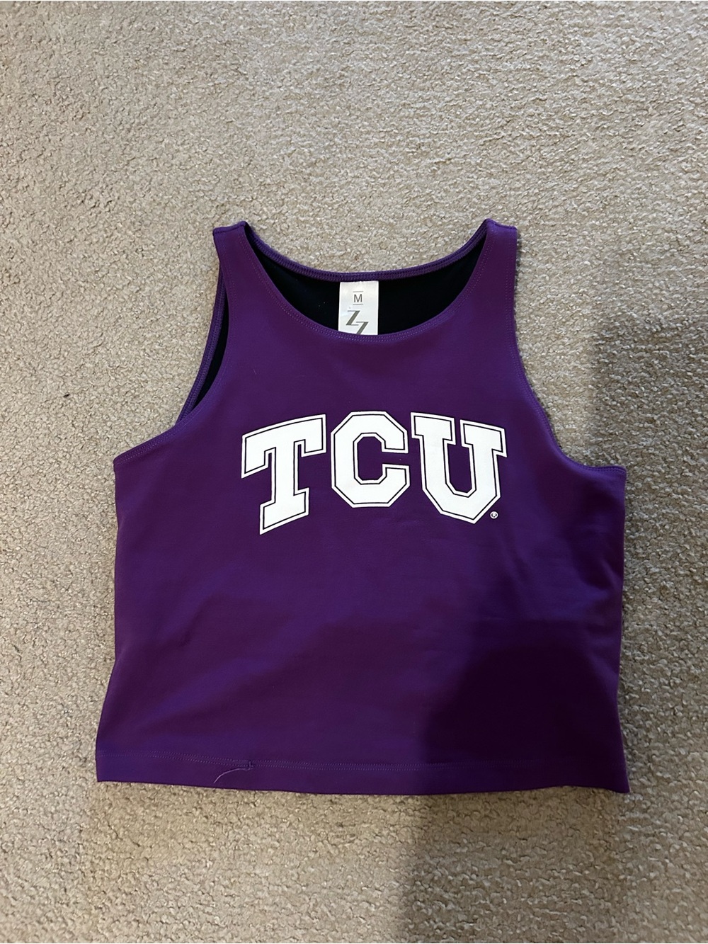 NWOT Texas Christian University TCU Tank Top